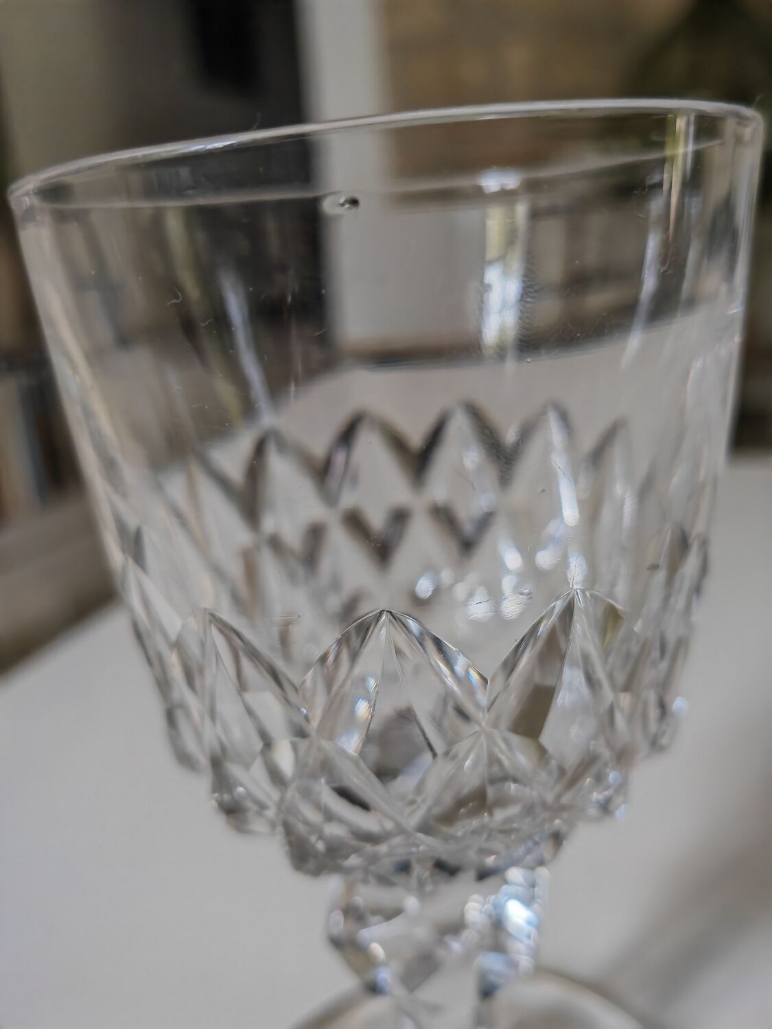 Saint Louis or Baccarat cut crystal glass