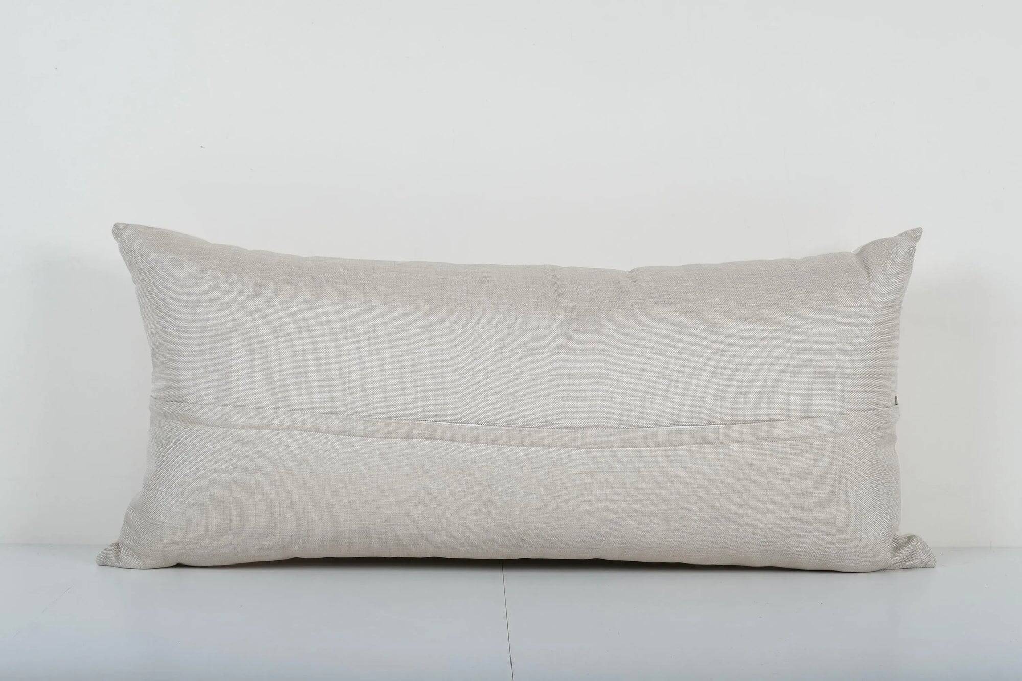 Vintage embroidered cushion cover 46x94 cm