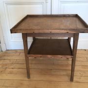 Table basse ancienne 2 plateaux