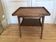 Antique coffee table with 2 tiers