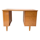 Vintage Scandinavian Formica Desk with 3 Drawers from the 70s