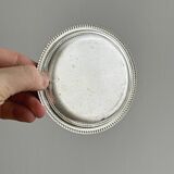 Set of 2 round beaded metal bowls