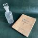 Flacon d’apothicaire ancien en verre, vers 1900