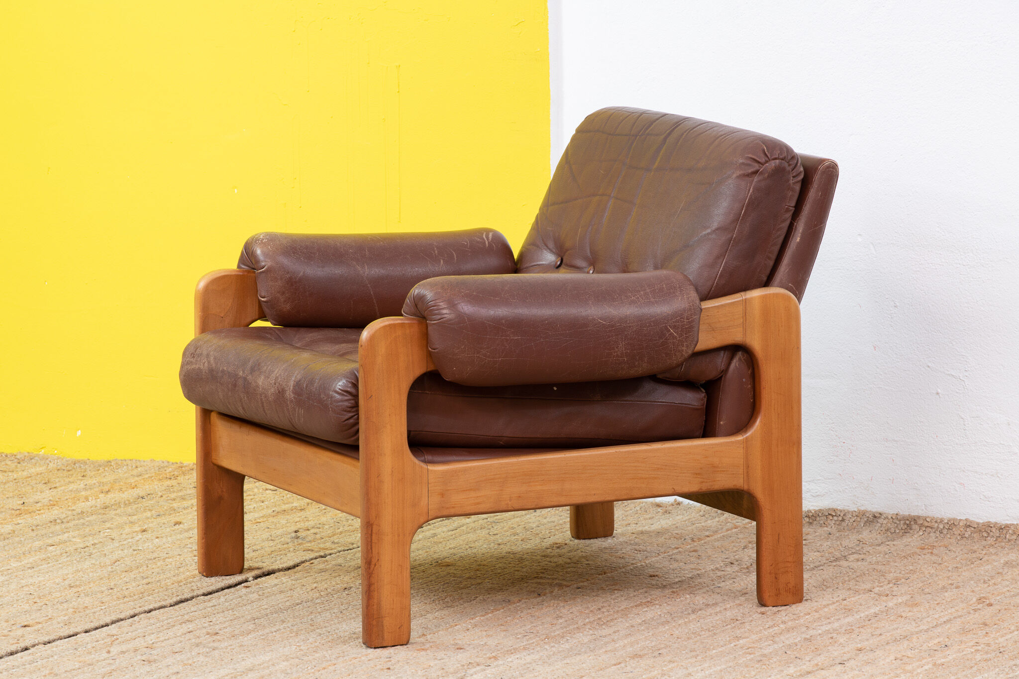 Fauteuil Scandinave Vintage – 80 cm