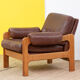 Fauteuil Scandinave Vintage – 80 cm