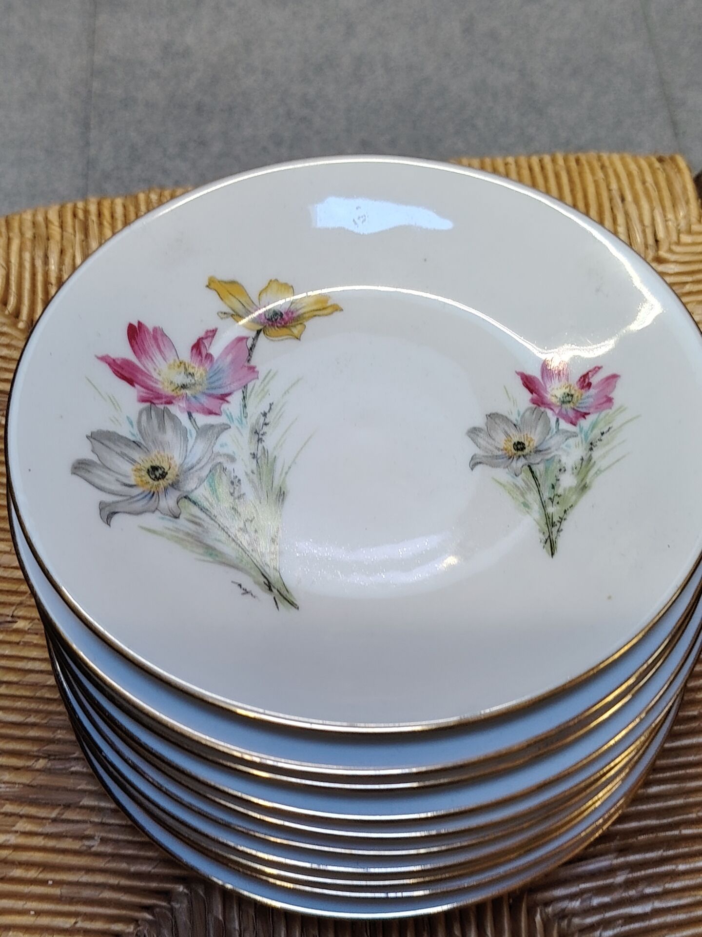 CCP luxury porcelain 12 dessert plates