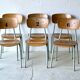 Chaises d'école, ensemble de 6