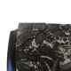 Pair of blackened wooden consoles, marble top