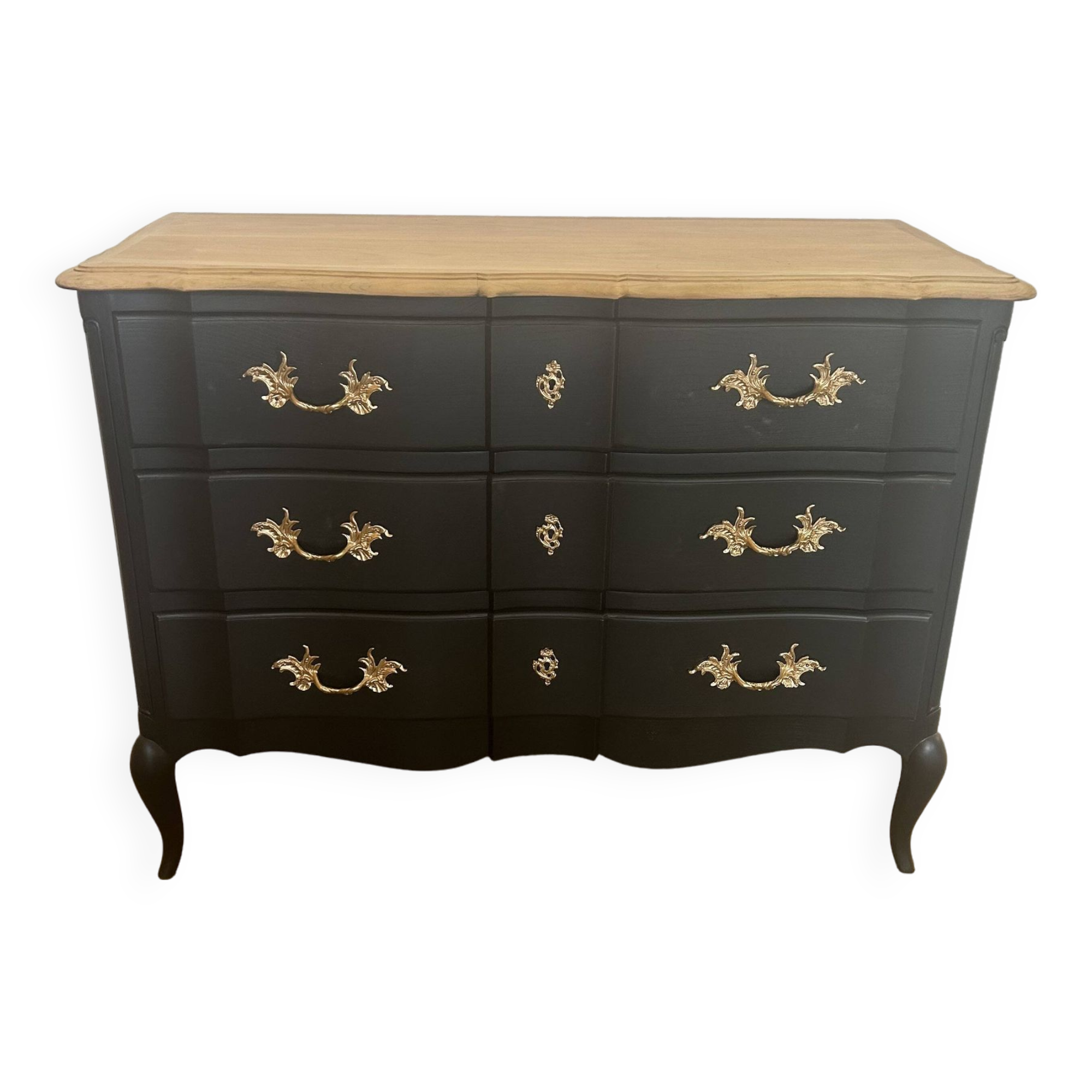 Commode arbalète vintage relooké