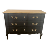 Commode arbalète vintage relooké