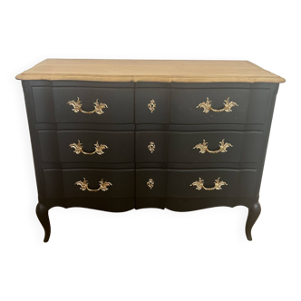Revamped vintage crossbow chest of drawers