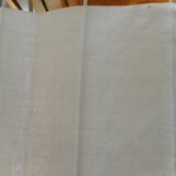 Set of 10 white damask towels