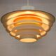 XL Verona Pendant by Svend Middelboe - 1980s Scandinavian  - White/Yellow