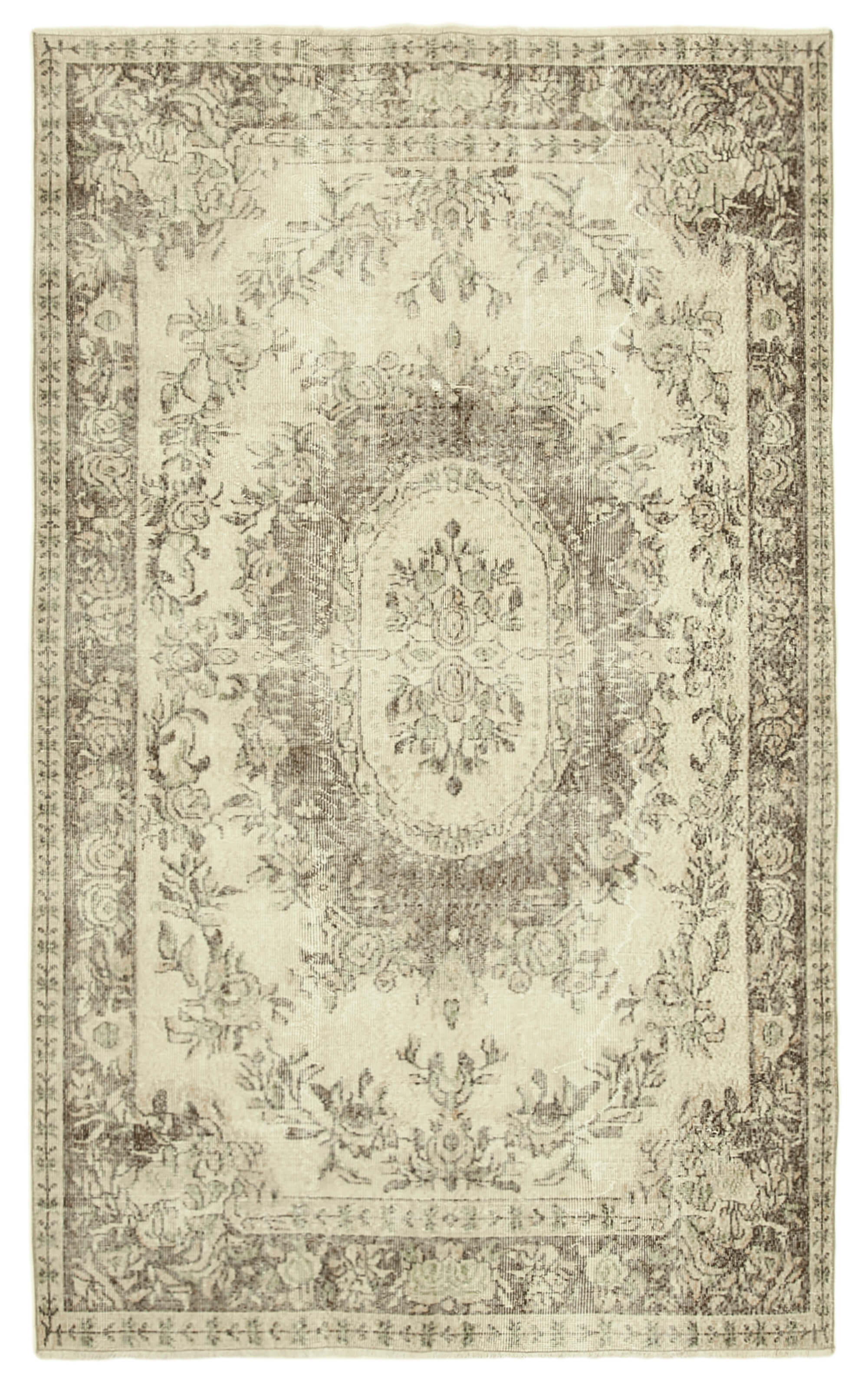 Handmade One-of-a-Kind Oriental Beige Rug 166 cm x 275 cm - 38901