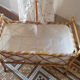 Rattan doll cradle bed
