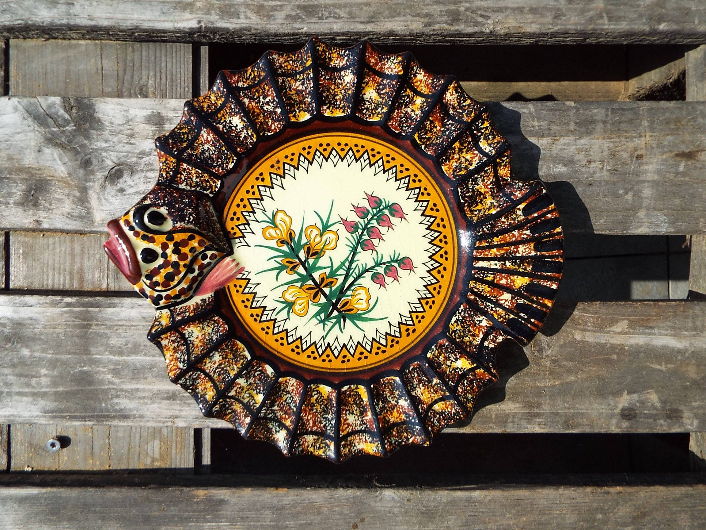 Set of 6 plates Quimper Henriot