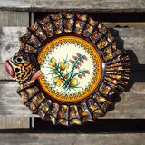 Lot de 6 assiettes Quimper Henriot
