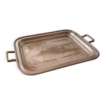 Old restaurant tray