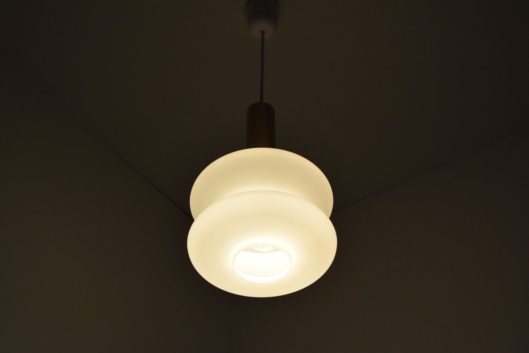 Mid-century glass pendant,1960's