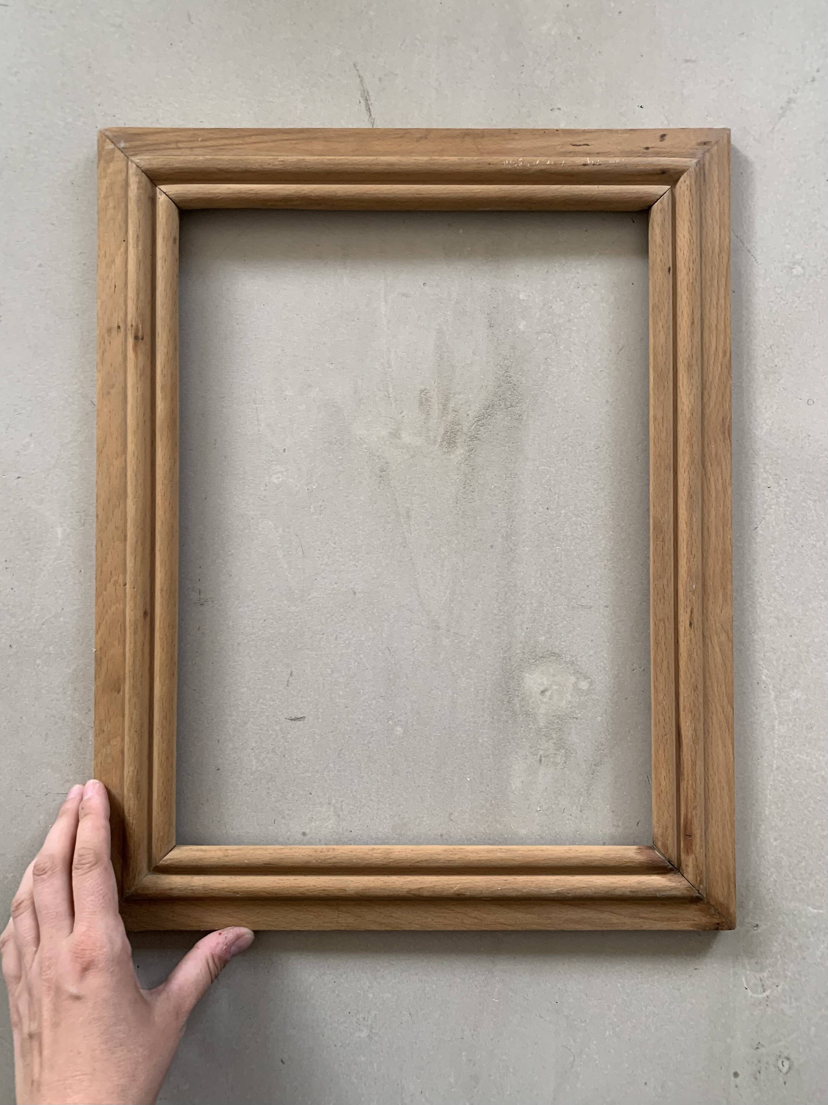 Raw wooden frame 34x43cm