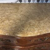 Louis XV style rosewood chest of drawers