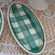 Set of antique Scottish tile dishes
