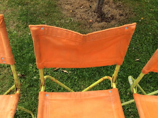 4 fauteuils de camping