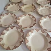 Set of 12 Deep Plates Saint Amand Model 4054