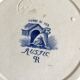 Assiette terre de fer "Rustic" paon