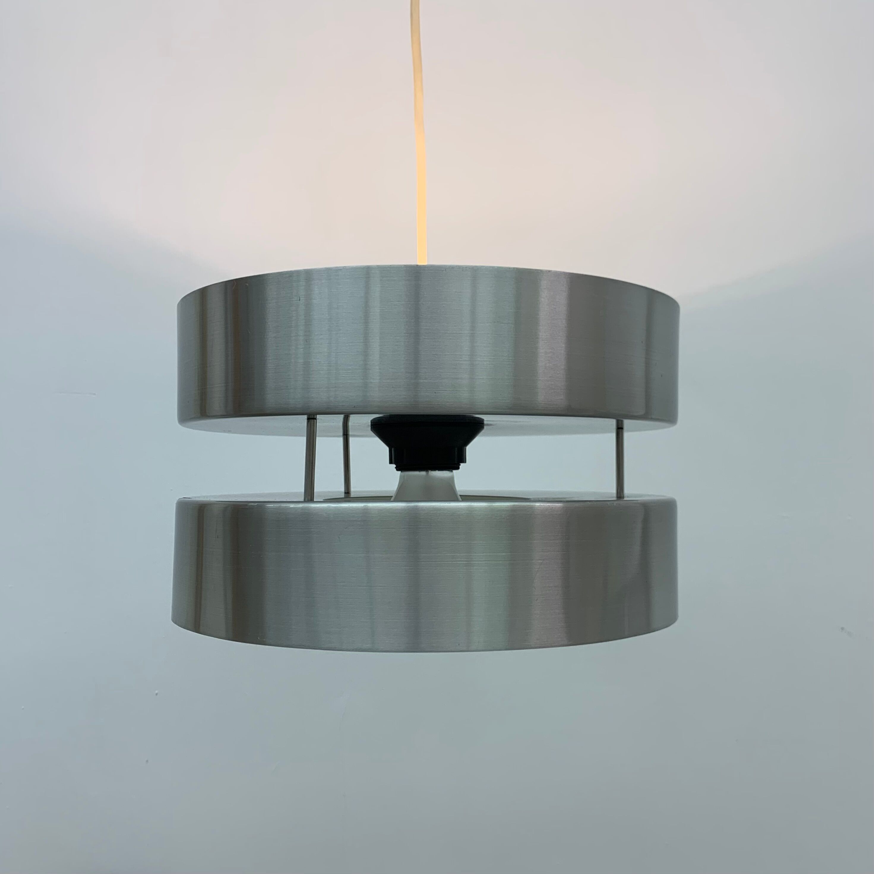Hanging lamp aluminium design , 1960