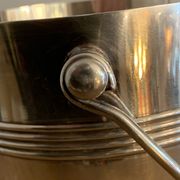 Gallia Christofle 1940 silver metal ice bucket