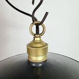 Industrial Dark Blue Enamel Light, 1930s