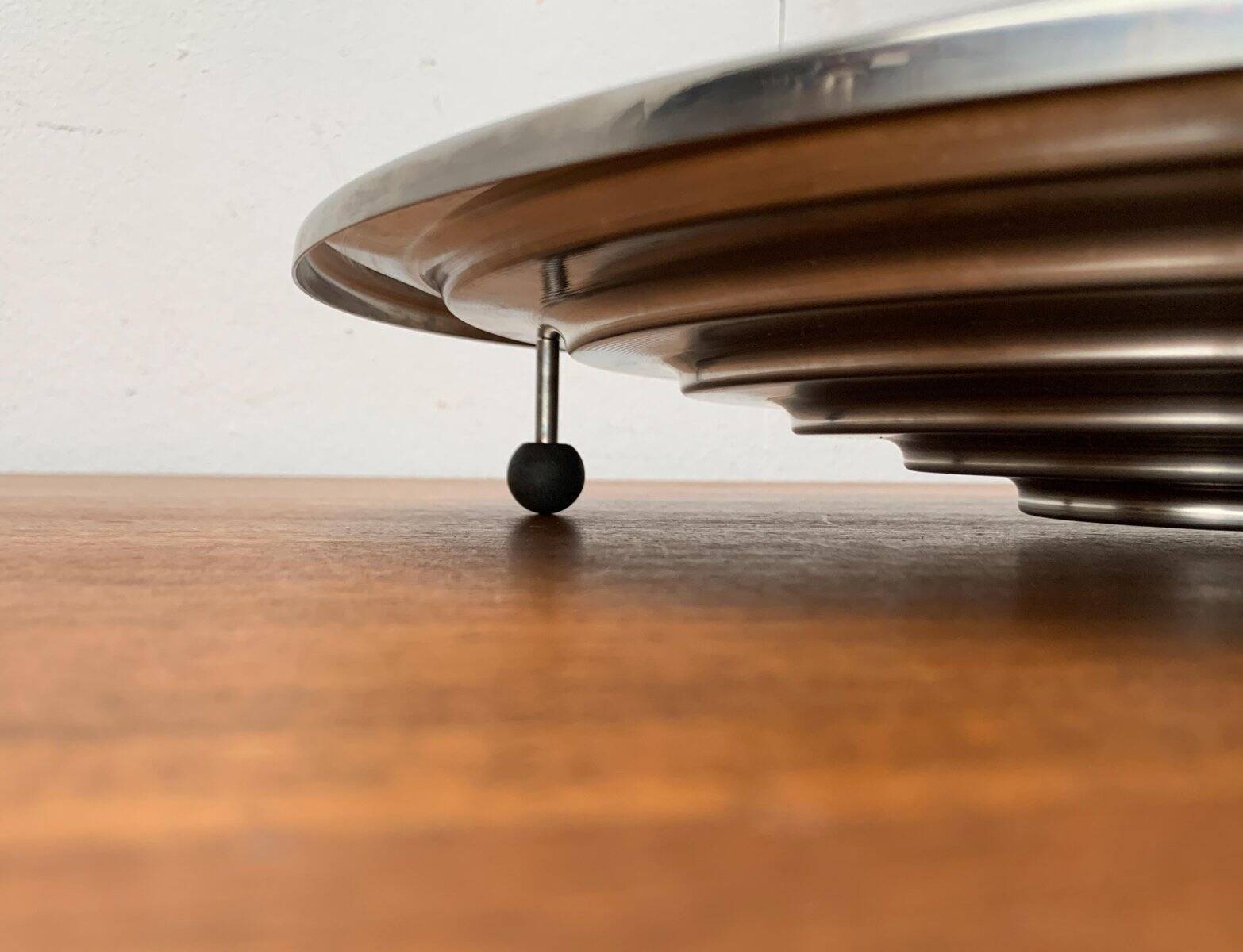 Large postmodern Danish metal bowl by Menu, 1980s.