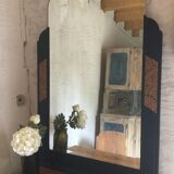 Great mirror Art Deco old 99x132cm