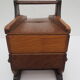 Former articulated worker in walnut-coloured wood