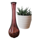 Small purple glass vase