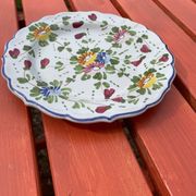 Old floral plate TIALY