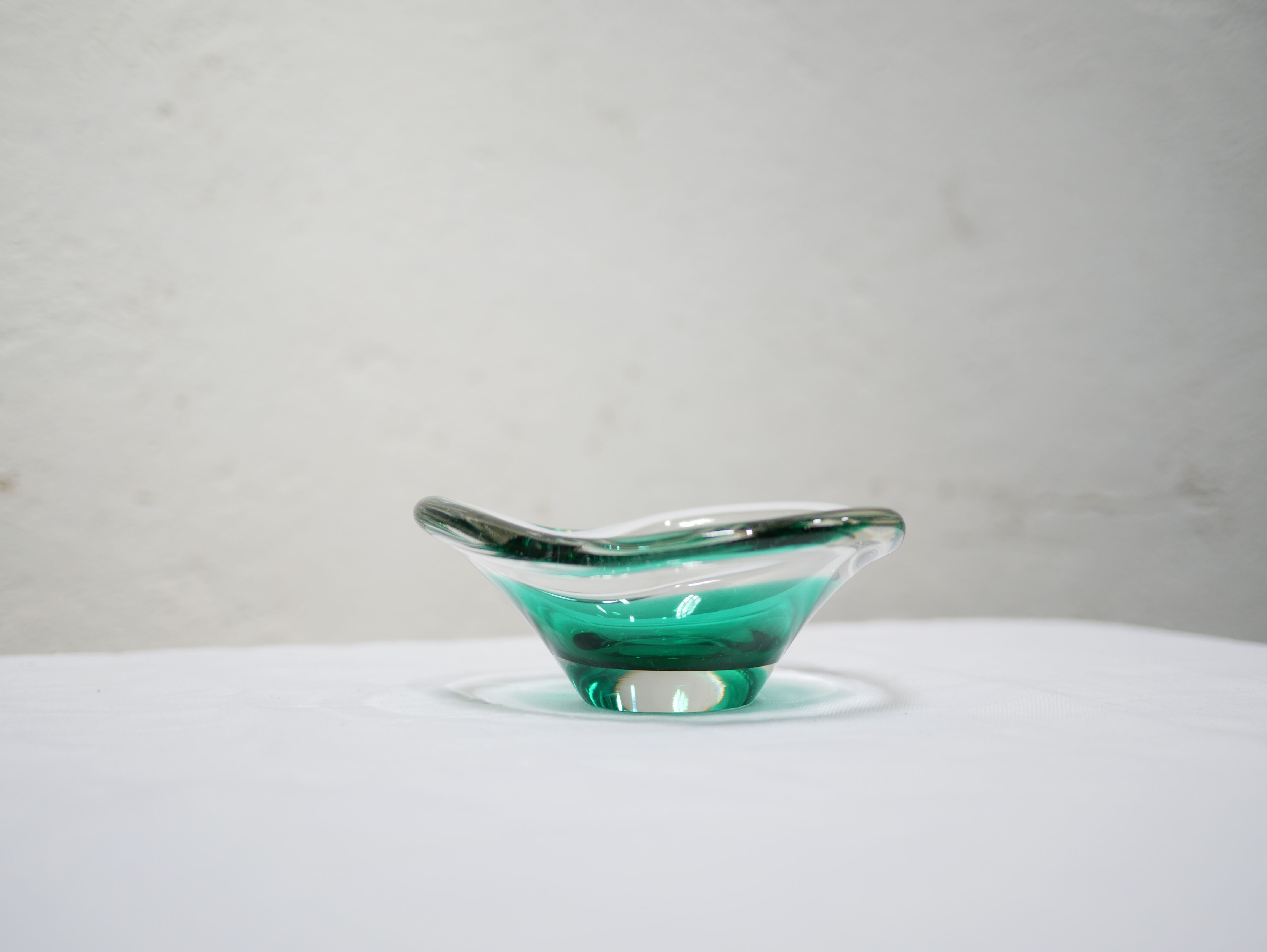 Empty vintage Murano glass pocket