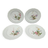 Lot de 4 assiettes à dessert Seltmann Weiden Bavaria Collection Marie-Luise