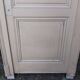 Haussmannian door 72.7x221cm with an old glazed transom frame chassis.