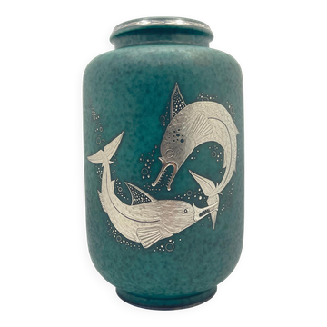 Vase wilhelm kate 'argenta' gustavsberg 1950