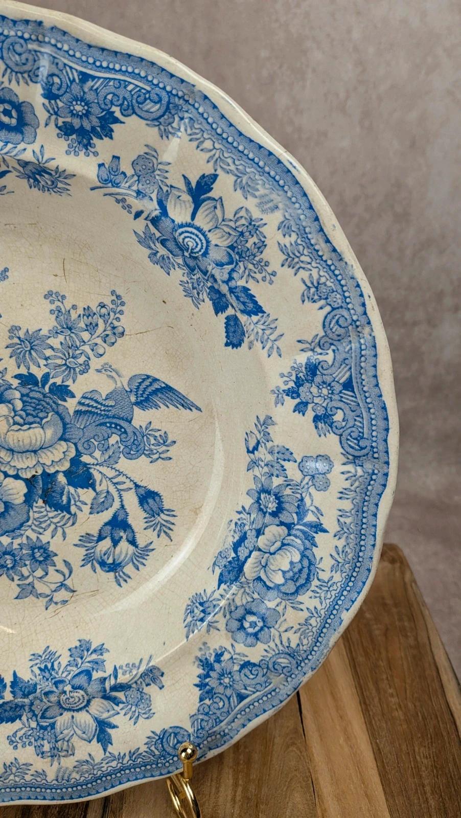 Old English plate – "Asiatic Pheasants" pattern