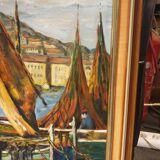 Huile sur toile  Notre-Dame de la garde