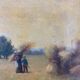 Oil Painting on Canvas Paul Emile Felix Raissiguier 19th Century