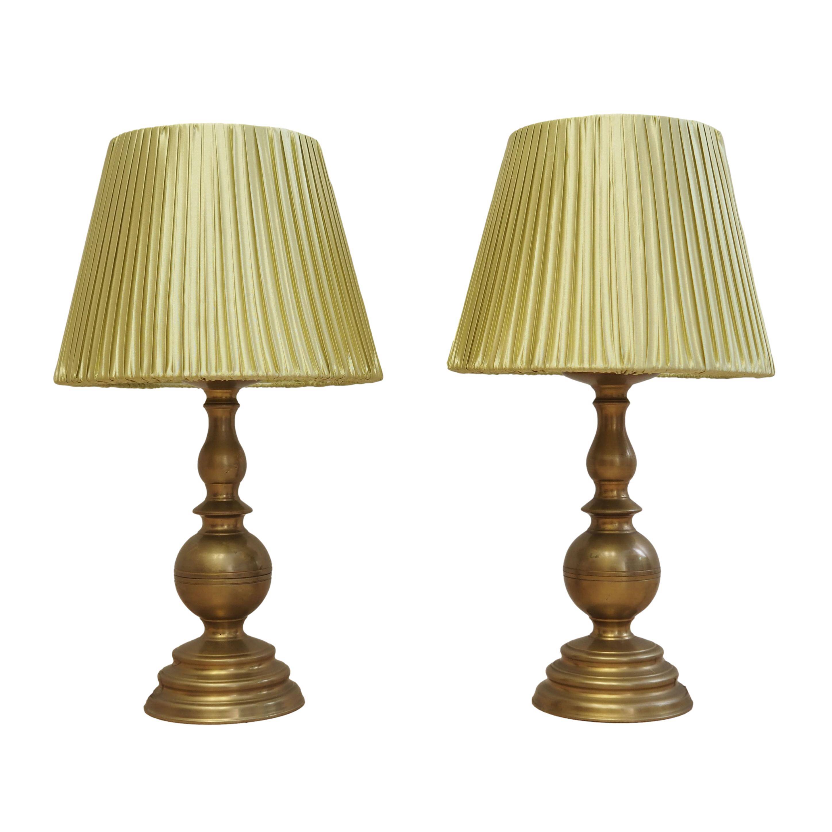 Set of two bedside lamps, Danish design, 1970s, made in Denmark