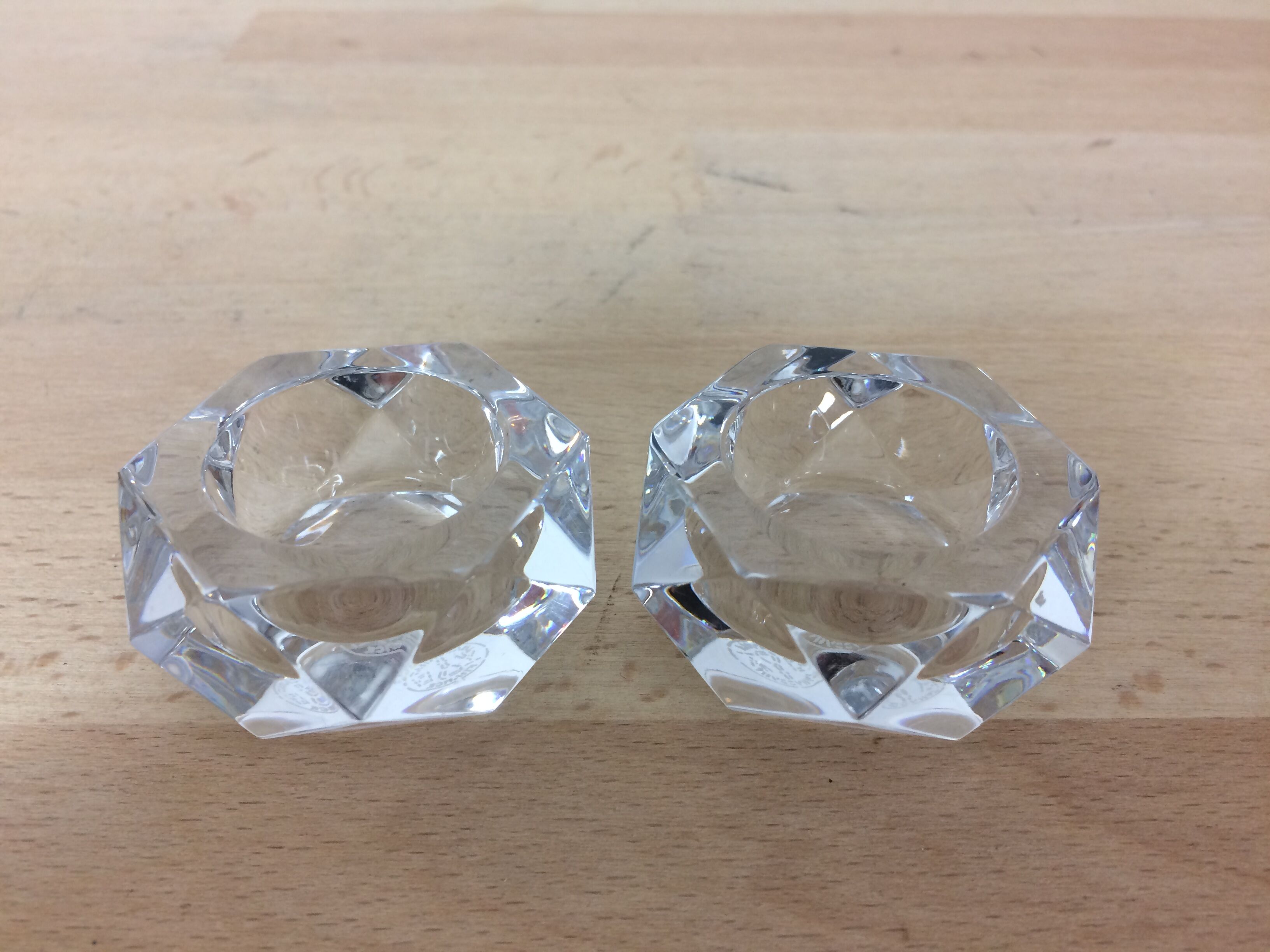 Crystal Baccarat salts, salt shaker