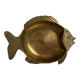 Empty brass fish bag