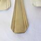 6 vintage Christofle Art Deco style silver-plated metal forks 220669