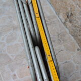 Sun lounger in orange fabrics 70s