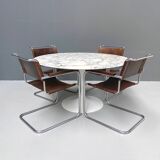 Aresbescato marble dining table by Eero Saarinen for Knoll